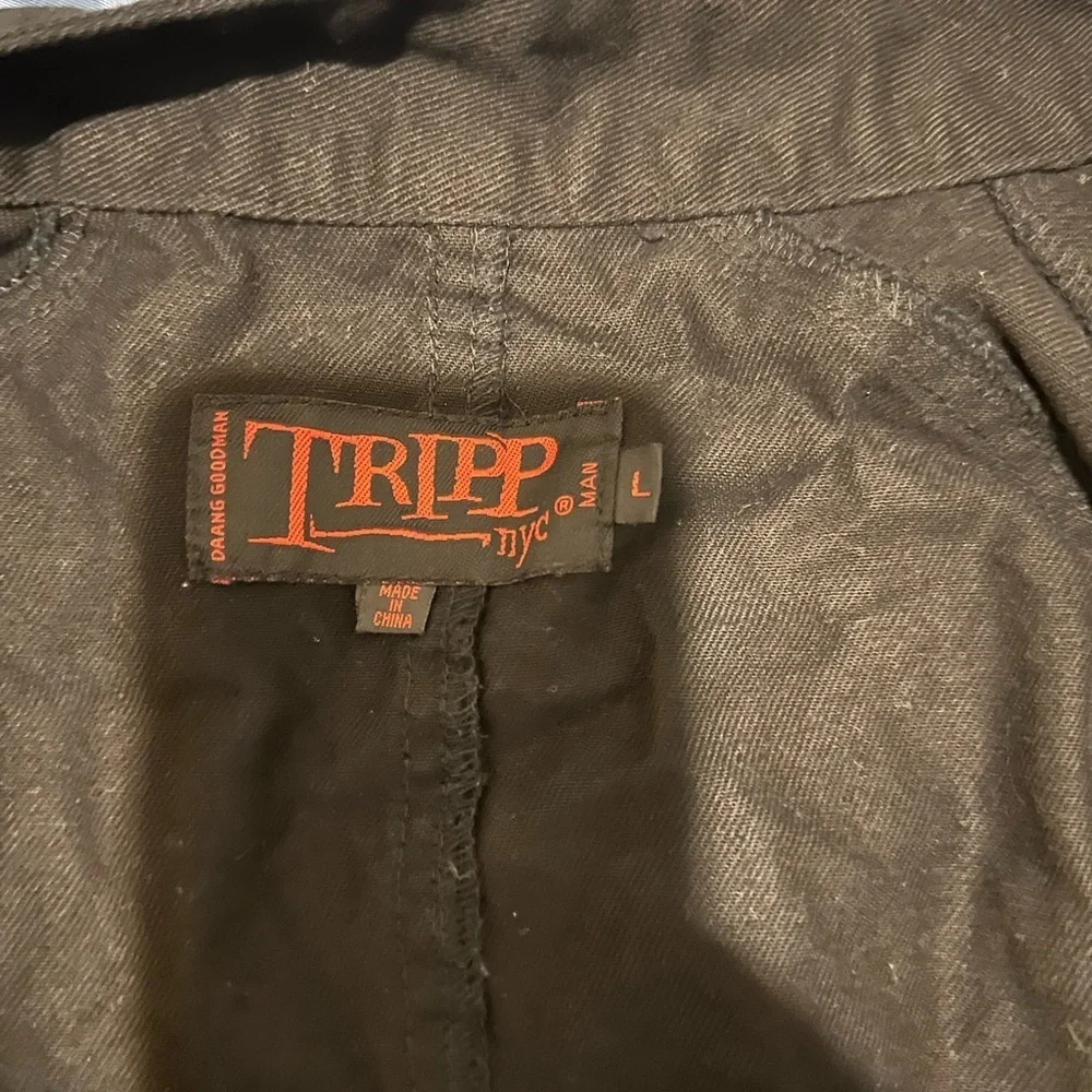 TRIPP NYC Trench Coat Unisex Large WORN Good Condition - Picture 12 of 16